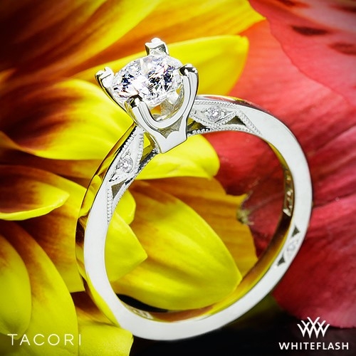 Tacori 2584RD Simply Tacori Flat-Edge Solitaire Engagement Ring