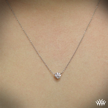 Three-Prong Martini Diamond Pendant