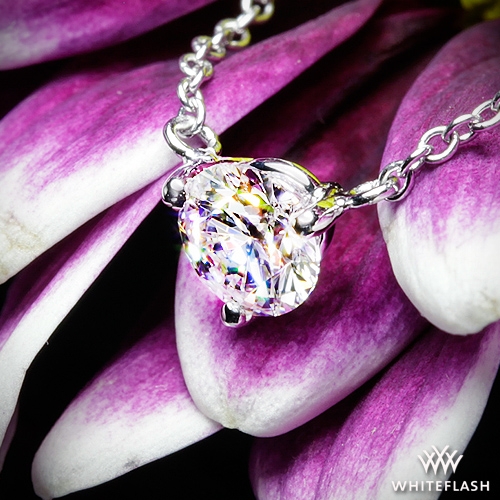 Diamond solitaire sales pendant settings