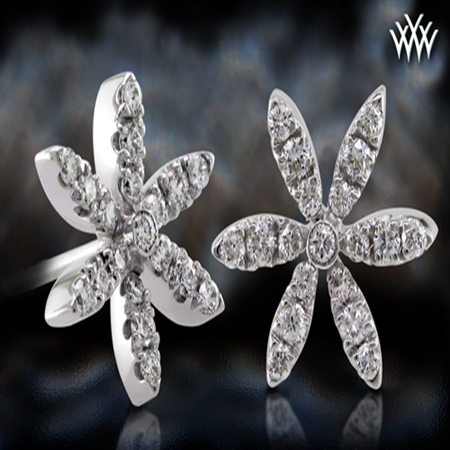 'Diamond Floweret' Diamond Earrings