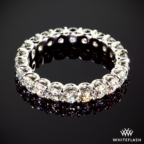 Annette's U-Prong Eternity Diamond Wedding Ring 68