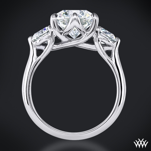 Butterflies 3 Stone Engagement Ring 230