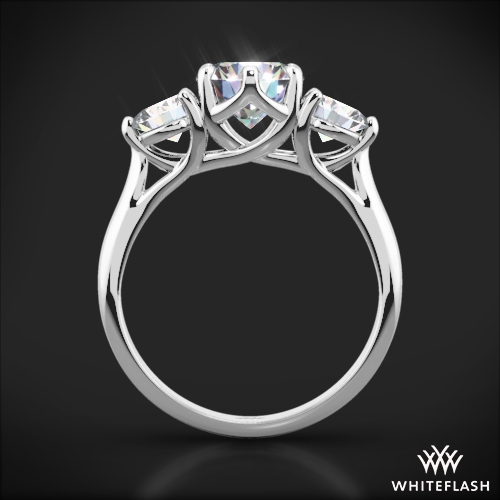 Butterflies 3 Stone Engagement Ring 230