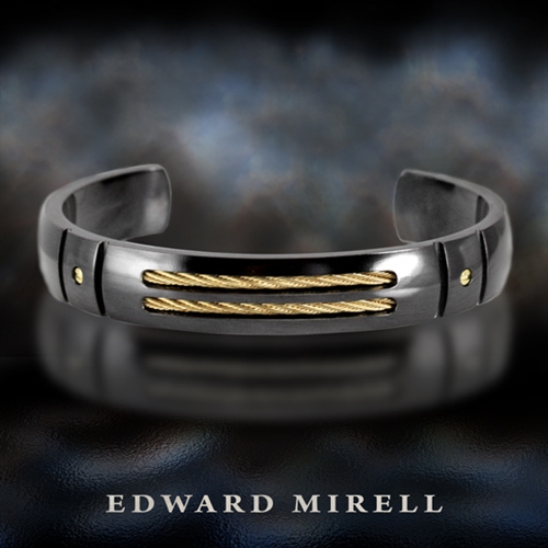 Edward mirell titanium cable sales bracelet