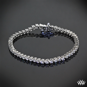 Largest Collection Of Diamond Bracelets Tennis At Whiteflash Three G Diamond Tennis Bracelet