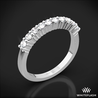 Legato Shared-Prong Diamond Wedding Band