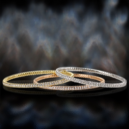 'Eternity' Diamond Bangle