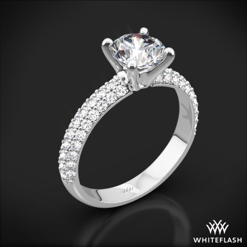 pave engagement band