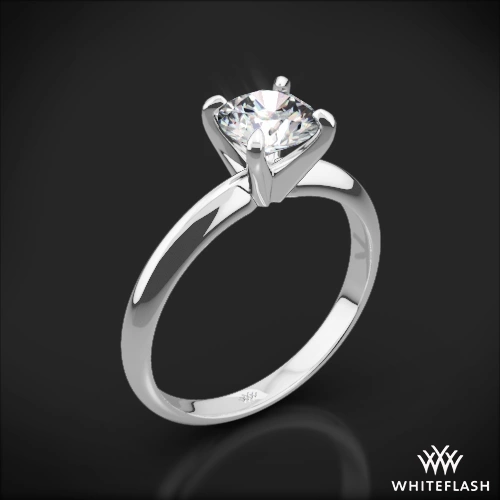 4 ct 4 Prong Round Solitaire Engagement Ring – Tiger Gems