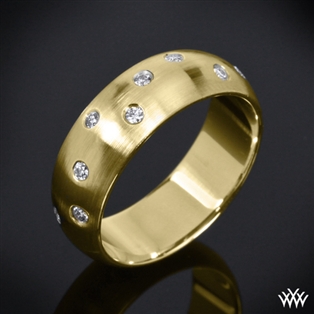 Men's Champagne Diamond Wedding Ring