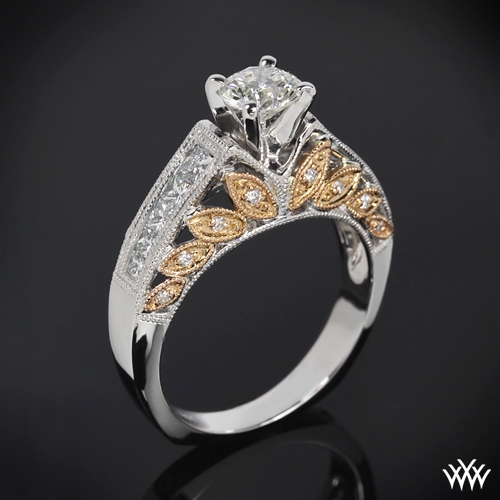 Delicate Blush Diamond Engagement Ring | 1007