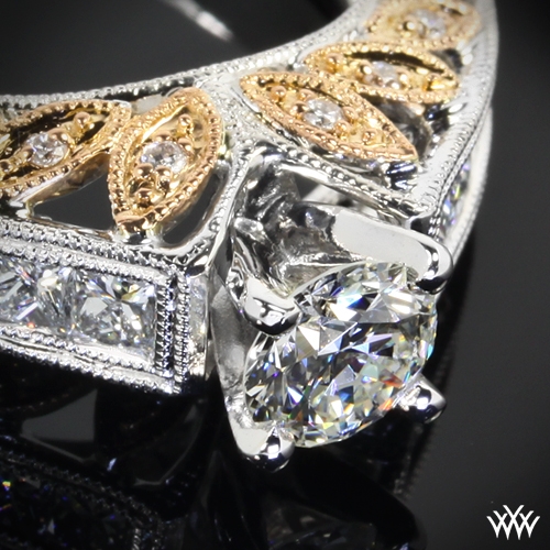 Delicate Blush Diamond Engagement Ring | 1007