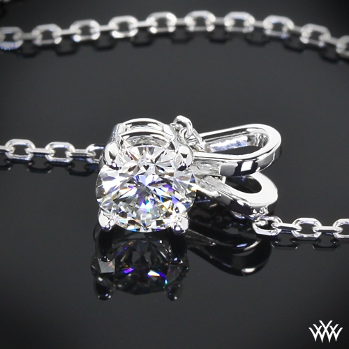 Four-Prong' Basket Diamond Pendant | 1073