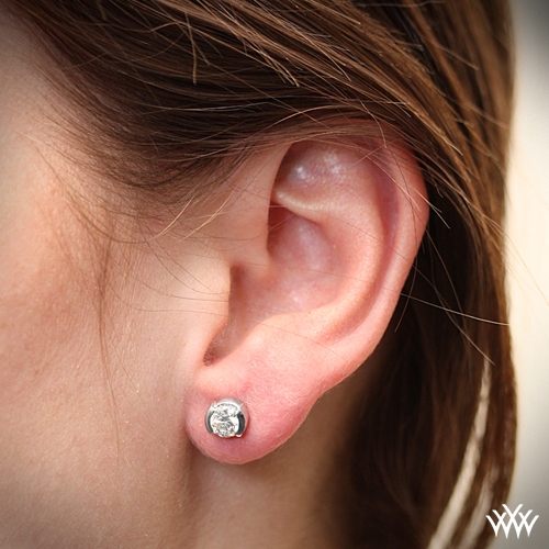 Half Carat Diamond Earrings On Ear Best All Earring Photos Half Carat Diamond Earrings On Ear Best All Earring Photos