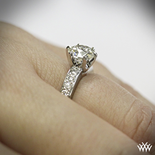 Classic BeadSet Diamond Engagement Ring 872