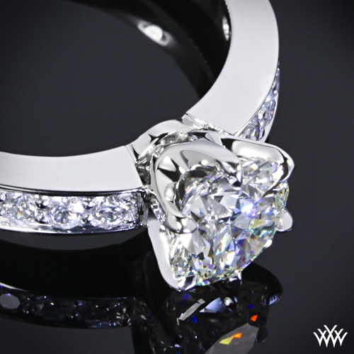 Classic BeadSet Diamond Engagement Ring 872