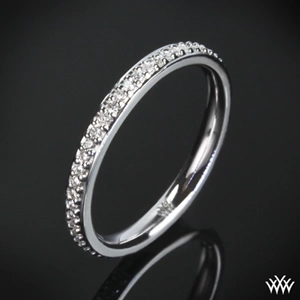 Micro Pave Diamond Wedding Ring