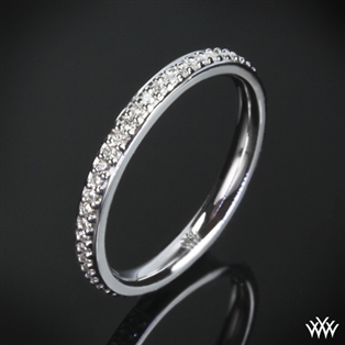 Micro Pave Diamond Wedding Ring