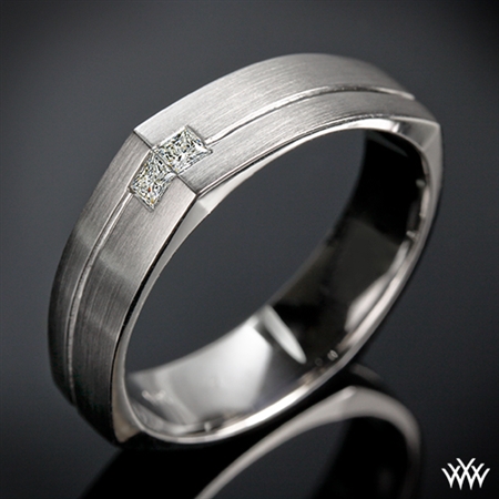 Men's 'Euro Shank' Diamond Wedding Ring