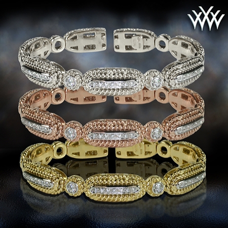 'Link' Diamond Bangle