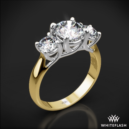 Three stone trellis ring hotsell