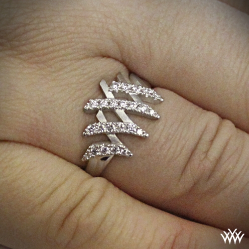 Whiteflash "Signature" Diamond Right Hand Ring 1436