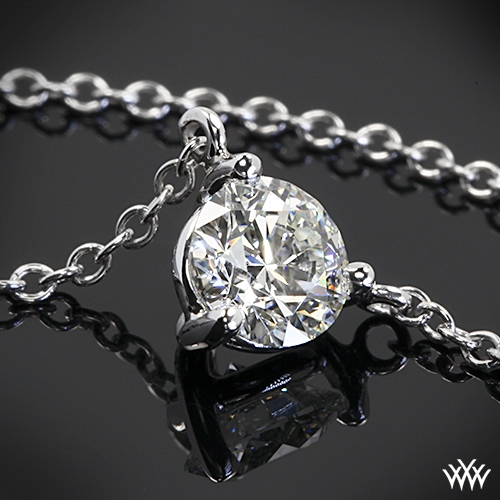 Martini Three G Diamond Pendant Ready Set To Go 1557 - Solitaire Pendant Settings Martini Three G Diamond Pendant Ready Set To Go 1557 - Solitaire Pendant Settings