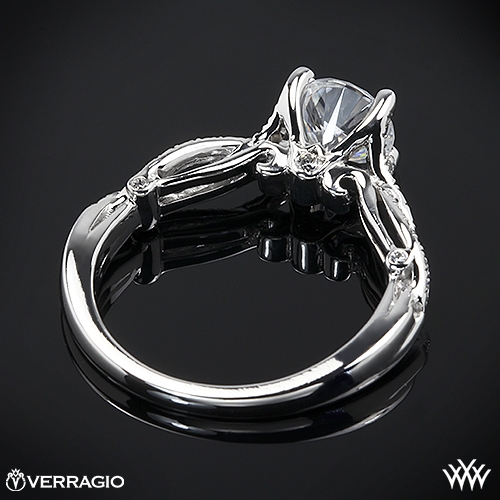 4 Prong Twisted Shank Diamond Engagement Ring by  | 1794