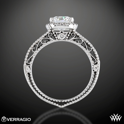 Verragio Beaded Pave Diamond Engagement Ring | 1857