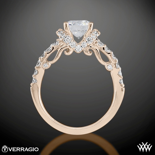 Pave wrap engagement on sale ring
