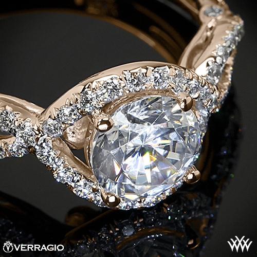 Verragio Twisted Bypass Diamond Engagement Ring | 1925