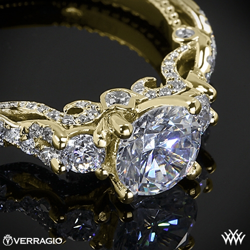 Verragio Braided 3 Stone Engagement Ring | 1996