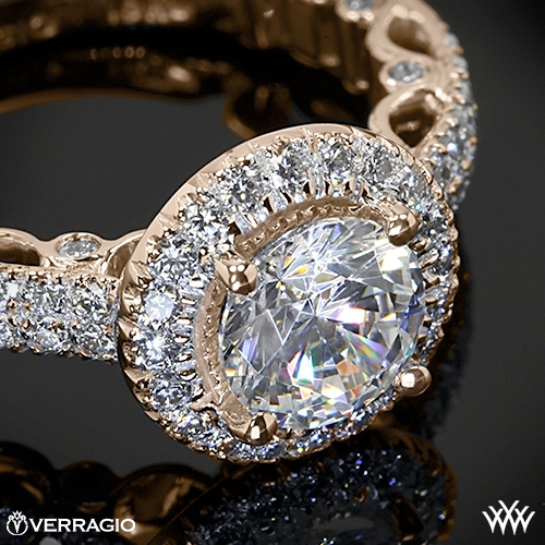 Verragio Dual Row Pave Diamond Engagement Ring | 1963