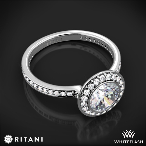 Sapphire Ritani Endless Love Ritani Endless Love Halo CTW