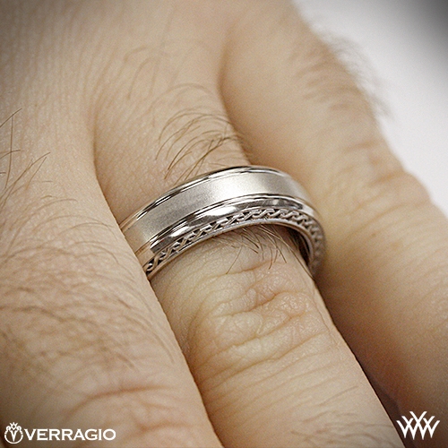 Verragio Woven Satin Wedding Ring 2029
