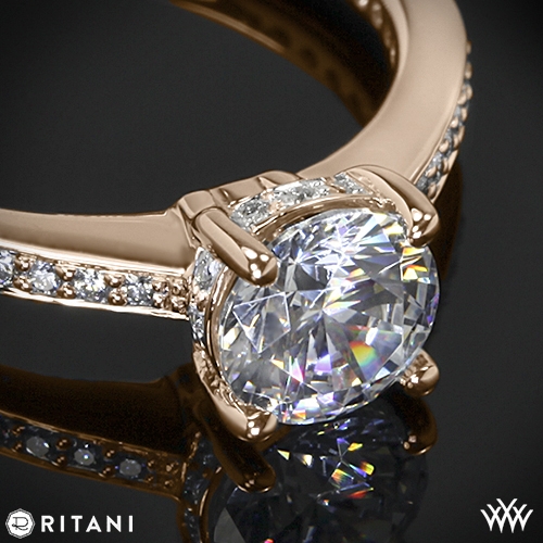 Ritani Classic 4 Prong Diamond Engagement Ring | 2171
