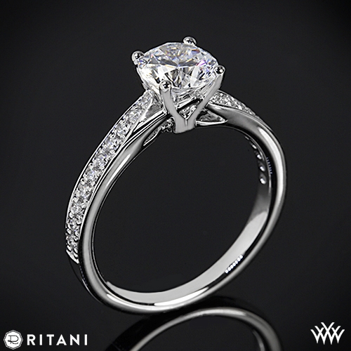 Ritani 1RZ2490 Modern Diamond Engagement Ring 2249