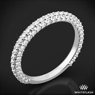 Elena Rounded Pave Diamond Wedding Ring