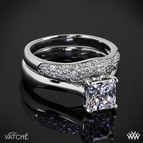 Vatche Royal Crown for Princess Diamond Wedding Set | 2375