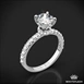 Eternity Wrap Diamond Engagement Ring 1