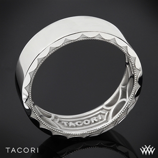 Tacori 105-7 Sculpted Crescent Flat Eternity Wedding Ring