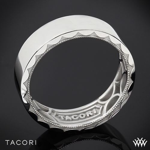 Tacori Sculpted Crescent 105 7 Flat Eternity Wedding Ring 2475 Style Photo Real