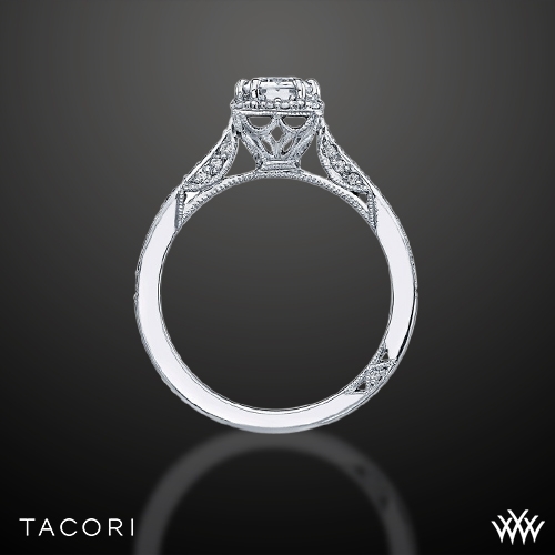 Tacori 2620 EC SM Dantela Crown for Emerald Diamo... 2610