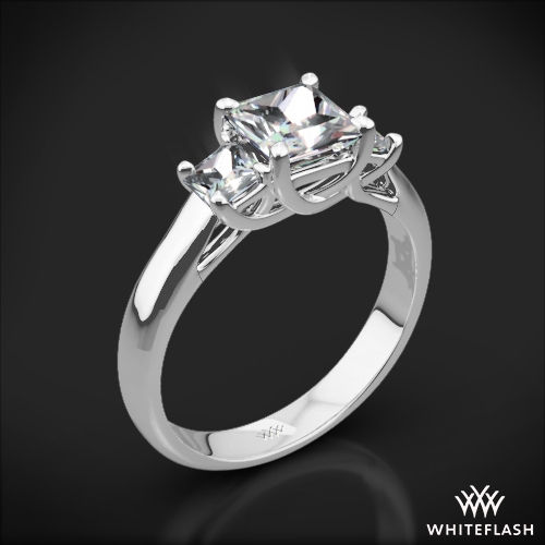 3 stone sales trellis ring
