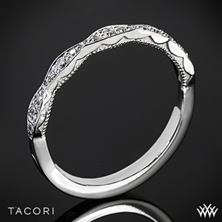 Tacori 46-2 Sculpted Crescent Diamond Wedding Ring