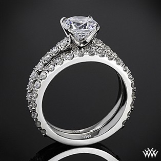 French-Set Diamond Wedding Set