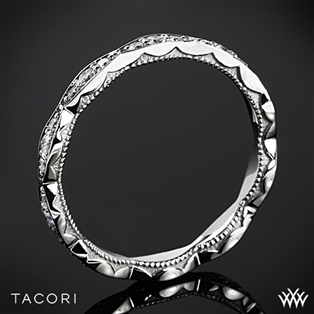 Tacori 46-25ET Sculpted Crescent Eternity Diamond Wedding Ring