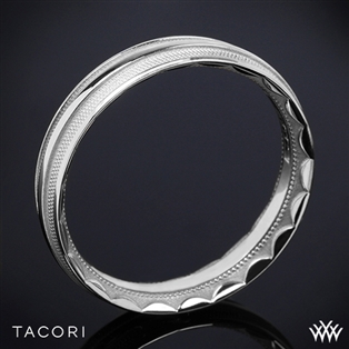 Tacori 76-5 Sculpted Crescent Mesh Wedding Ring