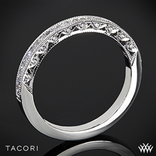 Tacori HT2430SMB Classic Crescent Diamond Wedding Ring