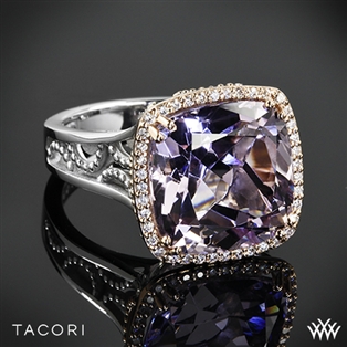 Tacori SR100P13 Blushing Rose Amethyst and Diamond Ring